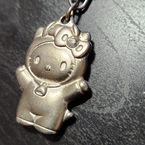 Imported Vintage Retro Rare Helly Kitty keychain pendant '76 '99 Sanrio - Picture 7 of 7